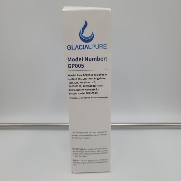 Glacial Pure Filter Replacement Refrigerator GP005 Fridge Water Filtration - Picture 4 of 5